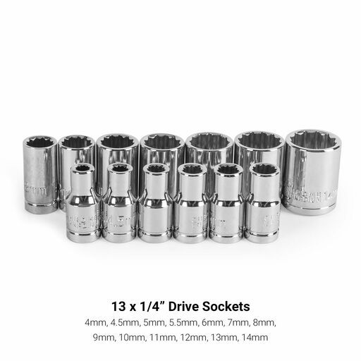 Daytona DMS1440 40pce 1/4" Drive Metric 4-14mm Socket Set – image 6