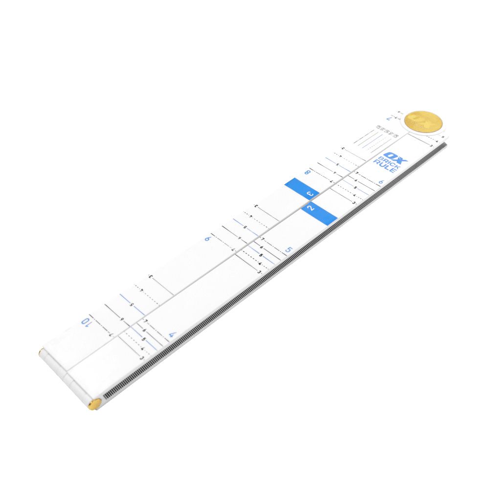 OX Tools OX-P509013 PRO 1200mm Metric Tuff Rule - White | Brick Gauge – image 1