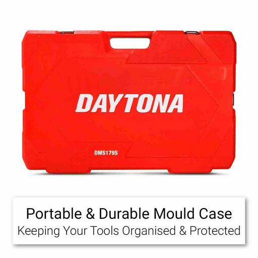 Daytona DMS179S 179pce 1/2",3/8",1/4" Drive Metric 4-32mm Socket Set – image 13