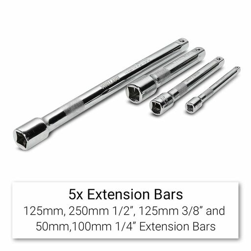 Daytona DMS179S 179pce 1/2",3/8",1/4" Drive Metric 4-32mm Socket Set – image 8