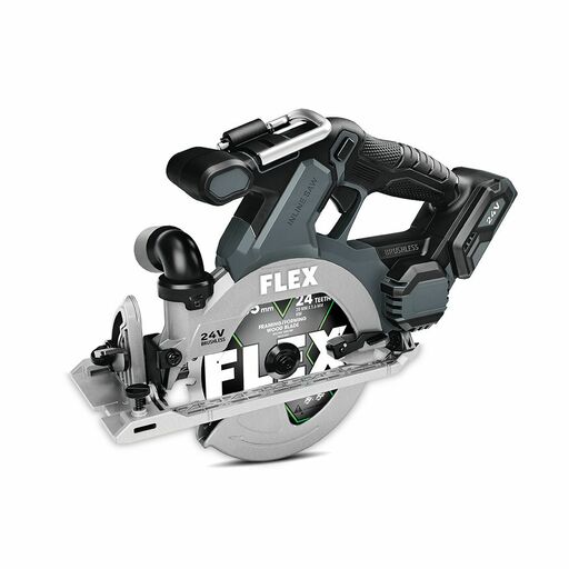 Flex FXA2131A-Z 24V Li-ion Cordless Brushless 165mm In-Line Circular Saw - Skin Only – image 2