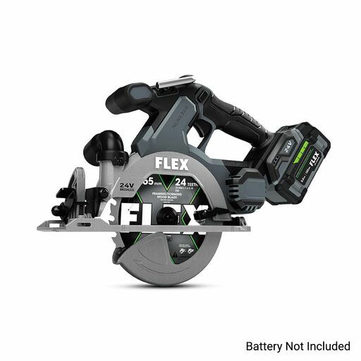 Flex FXA2131A-Z 24V Li-ion Cordless Brushless 165mm In-Line Circular Saw - Skin Only – image 7