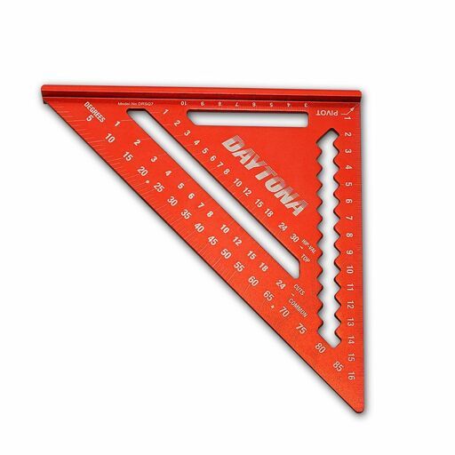 Daytona DRSQ7 180mm (7") Metric Aluminium Rafter Square – image 2