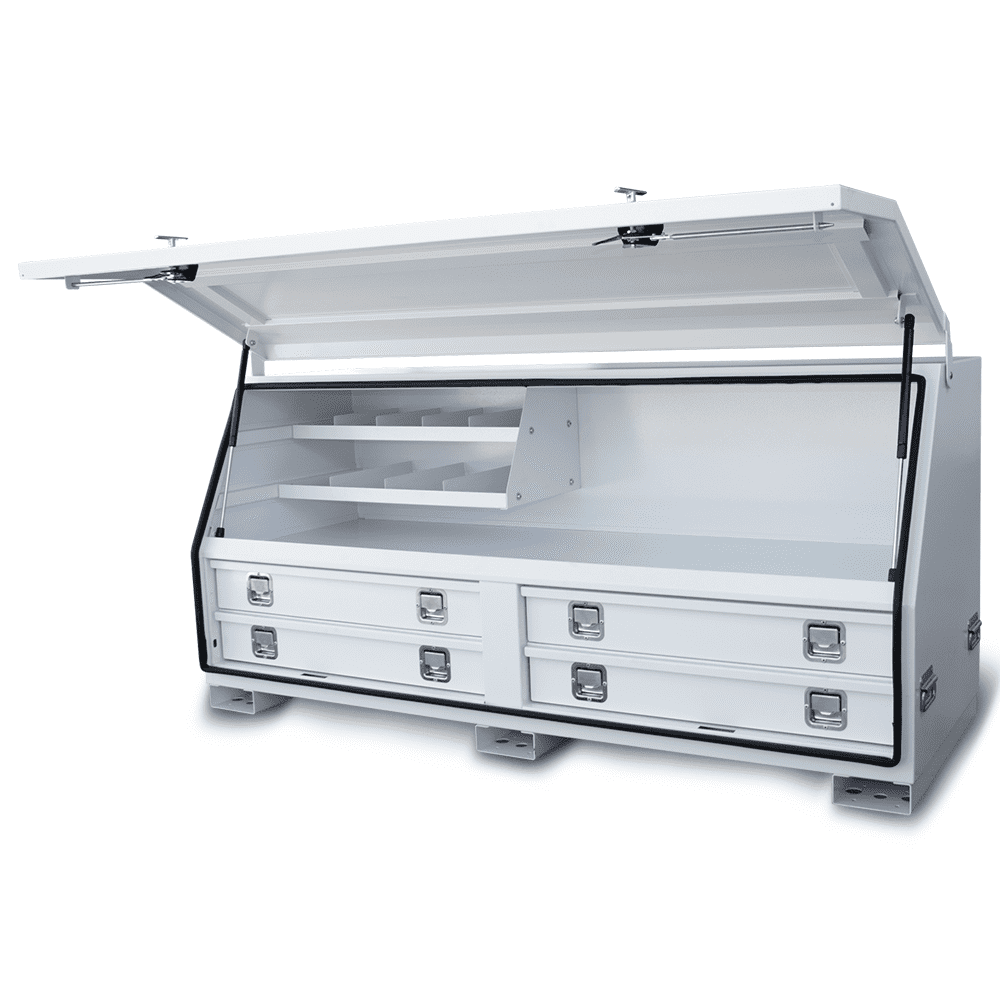 SP Tools SP40333 1735mm 4 Door Full Door Truck Box - White – image 1