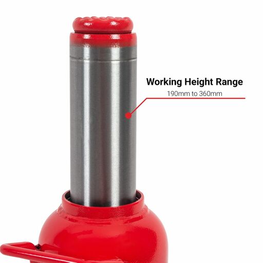 Daytona D12TSWBJ 12 Tonne Squat Welded Bottle Jack – image 6