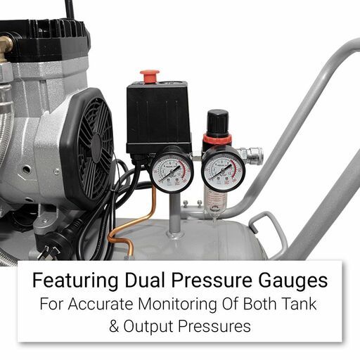 Lincoln LCS350 50L Air Compressor Oil Free 3hp Silent – image 7