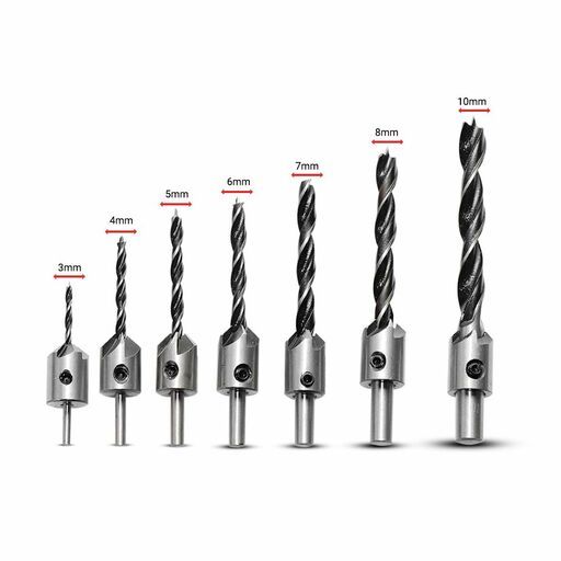 MAGNUS MCSS10PCE 8pce Countersink Drill Bit Set – image 2