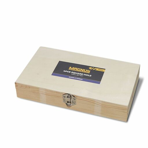 MAGNUS MWS4 4pce Wood Cutting Square Hole Drill Bit Set – image 10