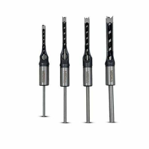 MAGNUS MWS4 4pce Wood Cutting Square Hole Drill Bit Set – image 3