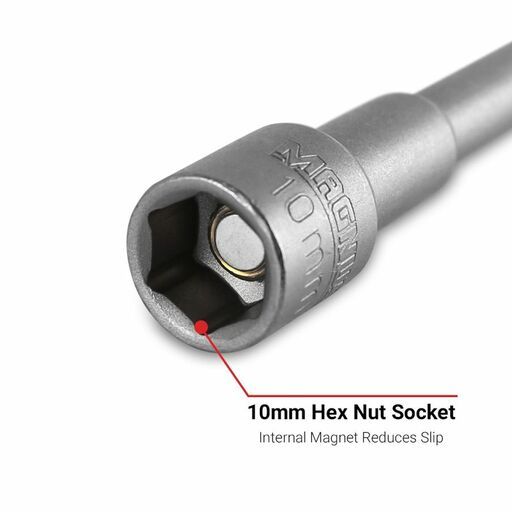 MAGNUS MAGHEX1065 5-Pack 1/4" Drive 10mm x 65mm Hex Nut Setter – image 3