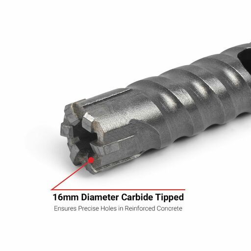 MAGNUS MAG16300 16mm X 300mm SDS Plus ReBar Cutter Drill Bit – image 3