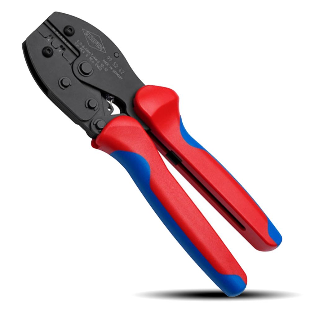 Knipex 97 52 42 SB 220mm PreciForce Crimping Pliers for MC4/MC4 EVO – image 1