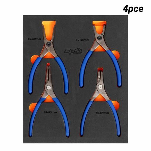 SP Tools SP32936 4pce 1.8mm Tip 19mm-60mm Circlip Plier Set