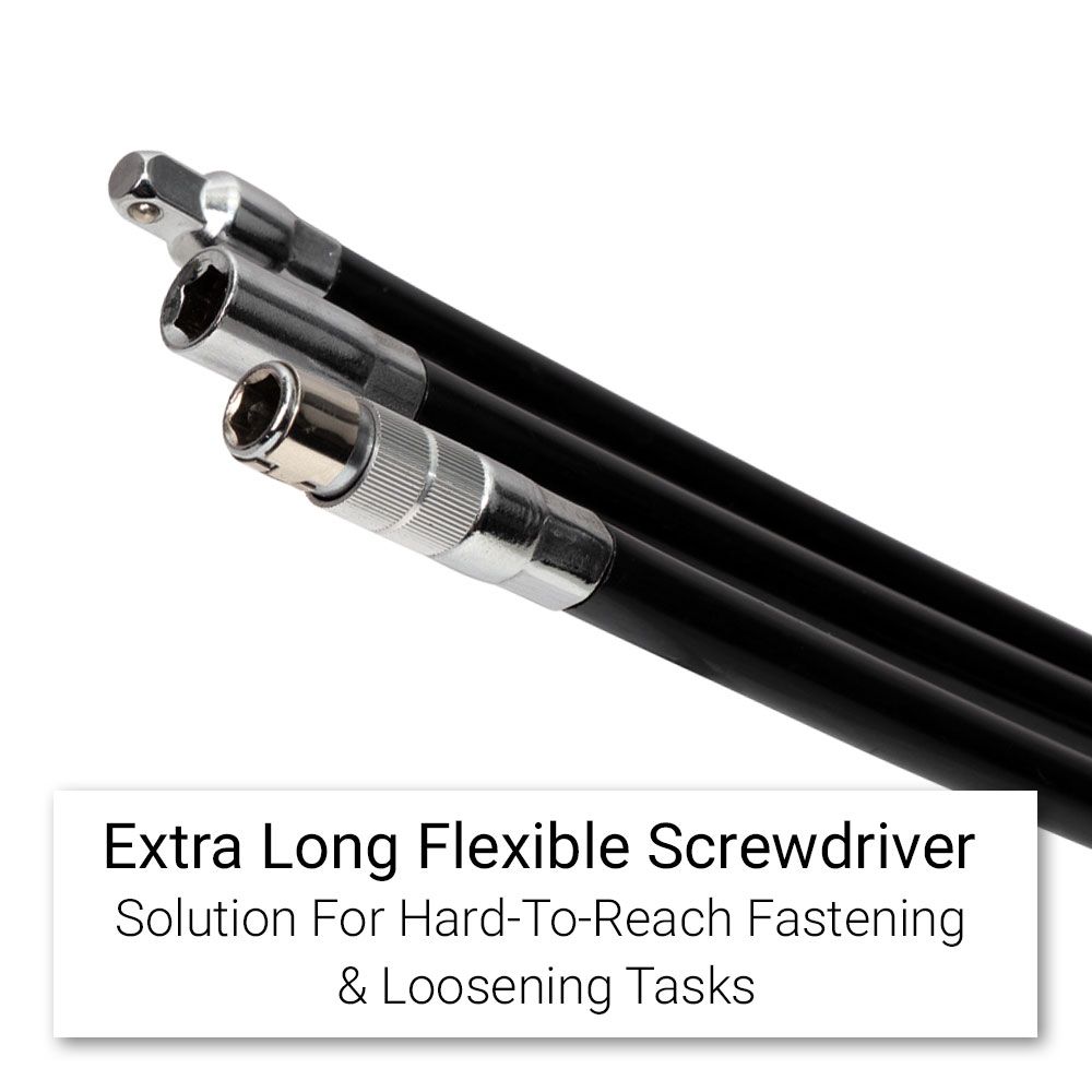 Daytona D3ESDS 13pce 1/4" 600mm Extra Long Flexible Screwdriver Set – image 7