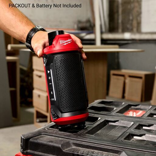 Milwaukee M12JSSP20 12V Li-ion Cordless Bluetooth Jobsite Speaker
