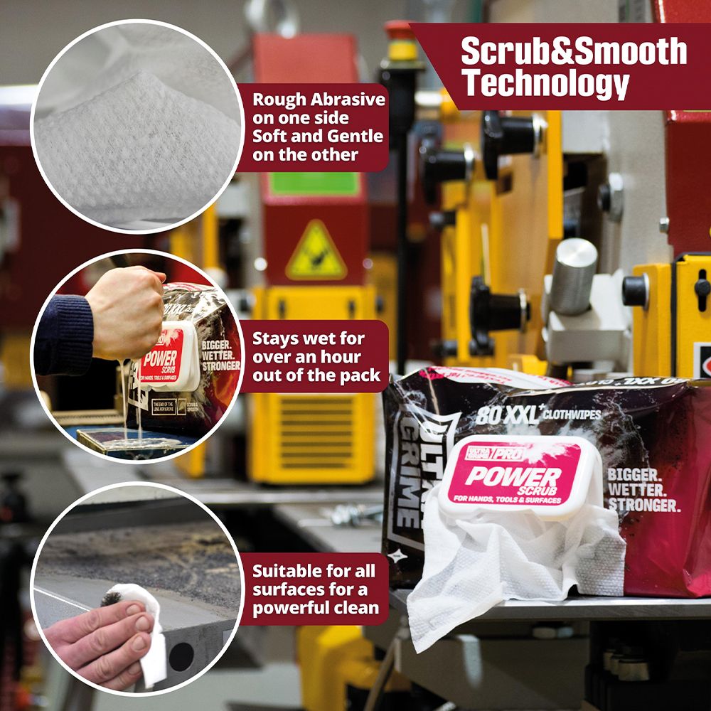 ULTRAGRIME 5920 80Pack Power Scrub Pro Wipes