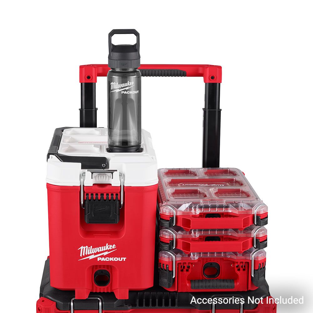 Milwaukee 48228371B PACKOUT™ 740ml (25oz) Plastic Bottle Black – image 3