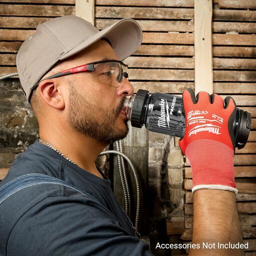 Milwaukee 48228371B PACKOUT™ 740ml (25oz) Plastic Bottle Black – image 5