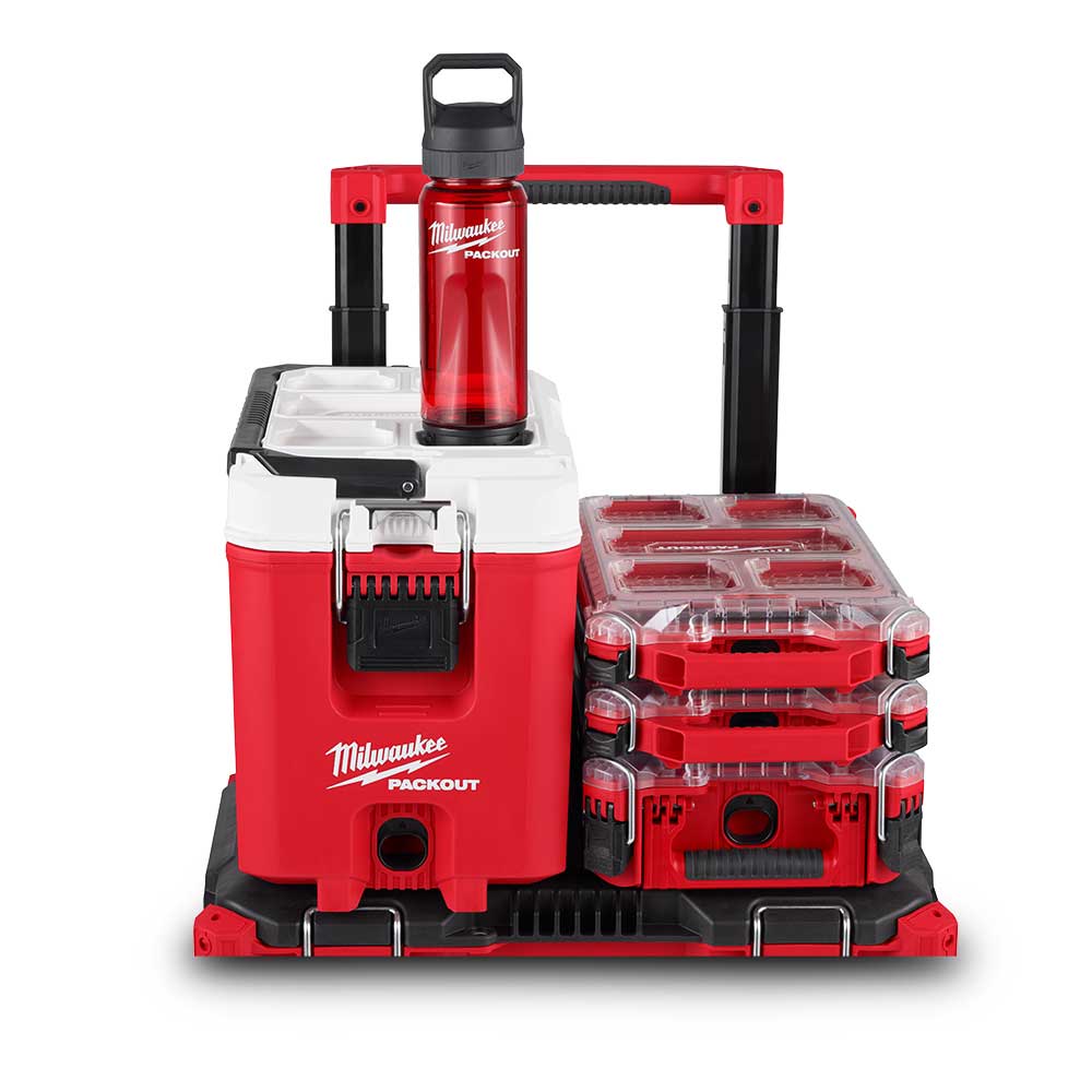 Milwaukee 48228371R PACKOUT™ 740ml (25oz) Plastic Bottle Red – image 3
