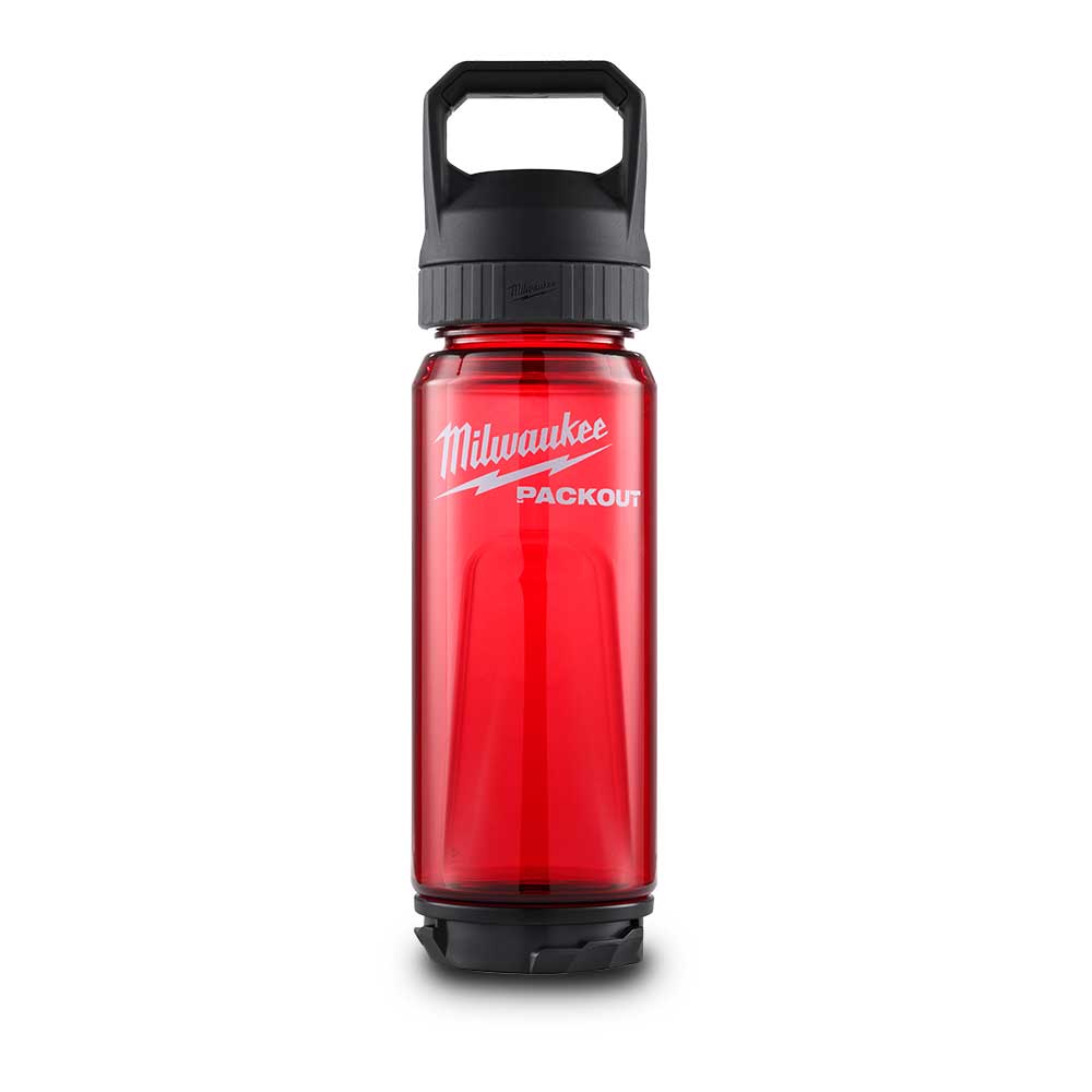 Milwaukee 48228371R PACKOUT™ 740ml (25oz) Plastic Bottle Red – image 1