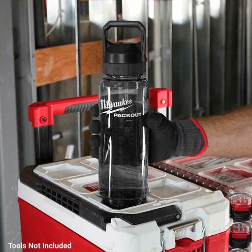 Milwaukee 48228372B PACKOUT™ 1005ml (34oz) Plastic Bottle Black – image 4