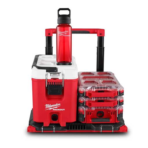 Milwaukee 48228372R PACKOUT™ 1005ml (34oz) Plastic Bottle Red – image 3