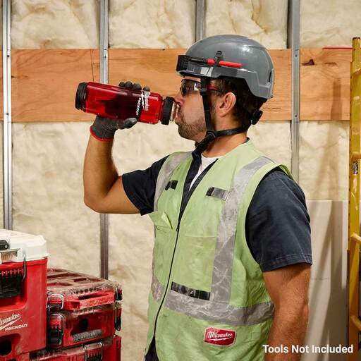 Milwaukee 48228372R PACKOUT™ 1005ml (34oz) Plastic Bottle Red – image 5