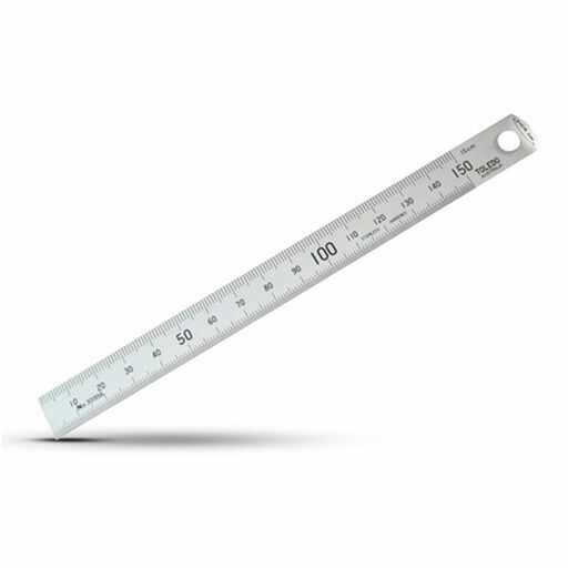 Toledo 301956 150mm Stainless Steel Single Sided Easy Pick-Up Rule - Metric – image 2