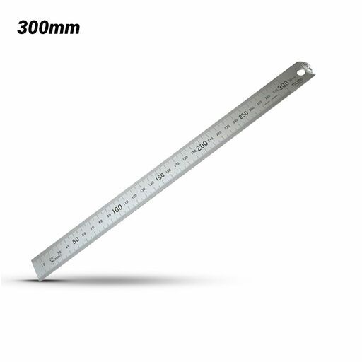Toledo 301957 300mm Stainless Steel Single Sided Easy Pick-Up Rule - Metric