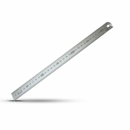 Toledo 301957 300mm Stainless Steel Single Sided Easy Pick-Up Rule - Metric – image 2