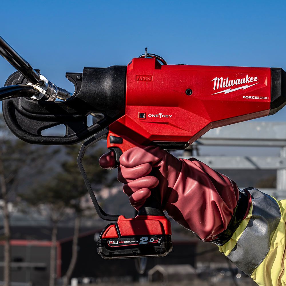 Milwaukee M18HCCT120C 18V Li-ion FORCE Logic 120kN Utility Crimper - Skin Only – image 5