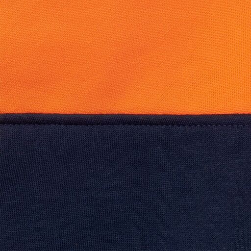 JB's Wear 6HVCNON HV FLEECY CREW ORANGE/NAVY – image 5