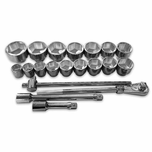 Daytona DSS122 22pce 1" Drive 38-80mm Metric Socket Set with 200mm and 400mm Extension Bars – image 2