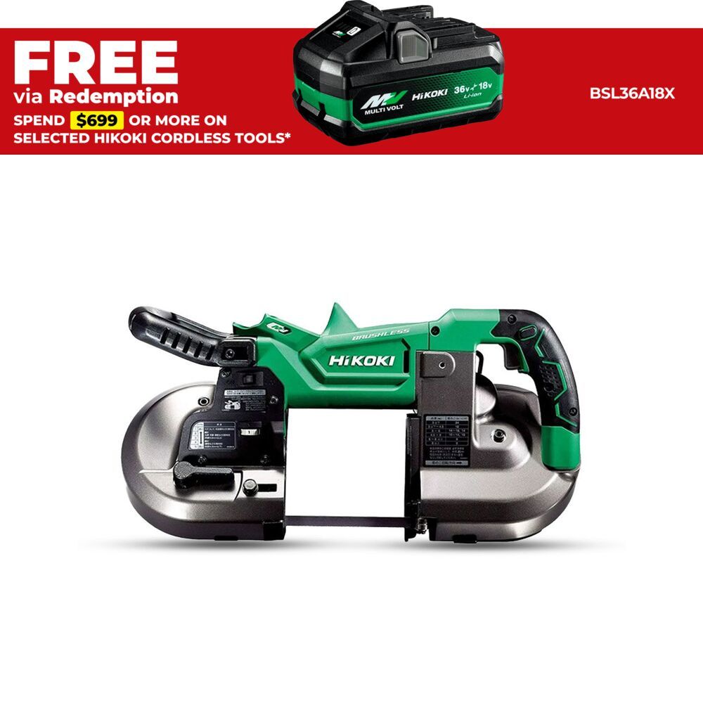 HiKOKI CB3612DA(W4Z) 36V Li-ion Cordless Brushless Band Saw - Skin Only – image 1
