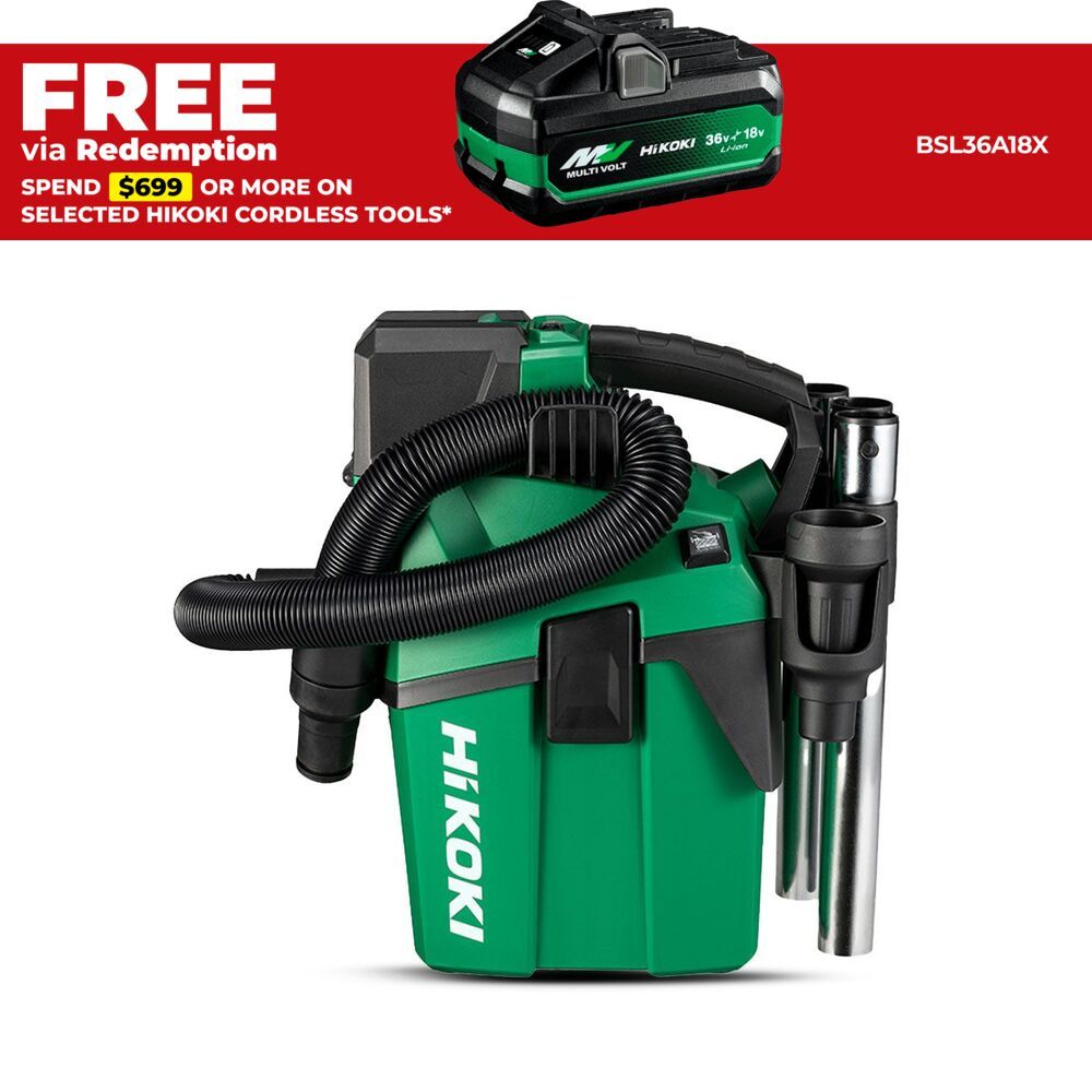 HiKOKI RP18DLA(W4Z) 18V Cordless L-Class Vacuum Cleaner - Skin Only – image 1