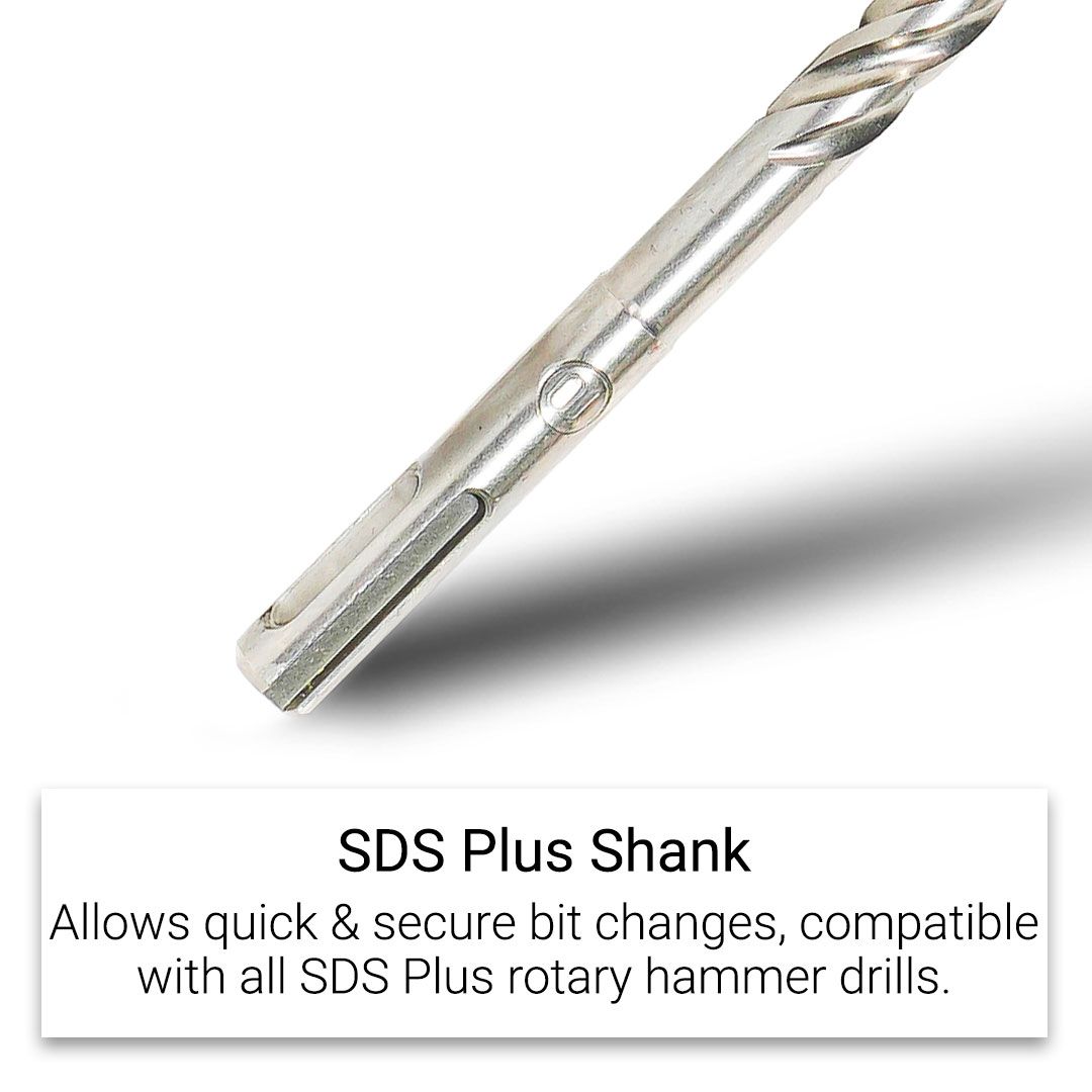 MAGNUS M102604 10mm X 260mm SDS Plus 4 Cutter Drill Bit – image 3
