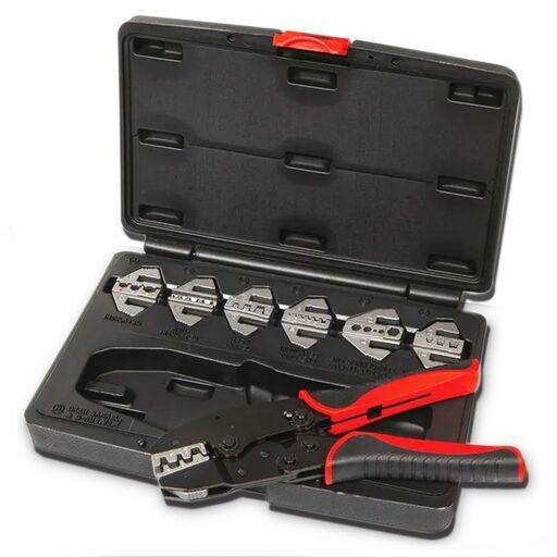 Toledo 302018 8pce 220mm Ratcheting Crimper Kit