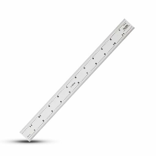 Toledo ST300ME12 300mm Metric & Imperial Double Sided Stainless Steel Rule
