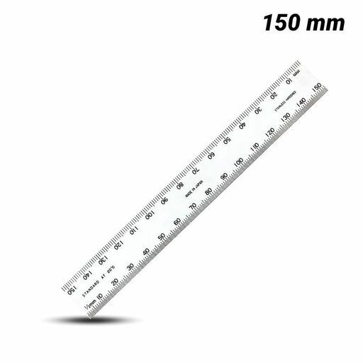 Toledo ST150M 150mm Metric Double Sided Stainless Steel Rule