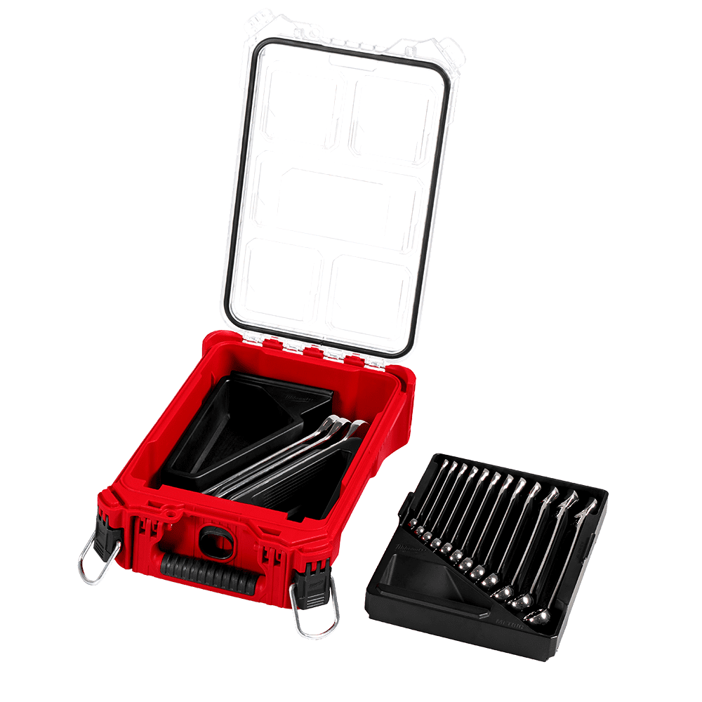 Milwaukee 48229483 15pce PACKOUT Combination Metric Wrench Set – image 1