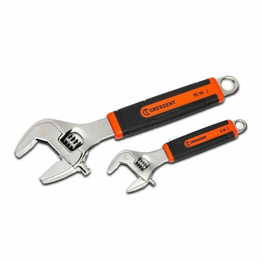 Crescent AC3610CVS 2-Pack 6/10" Chrome Cushion Grip Adjustable Wrench – image 2