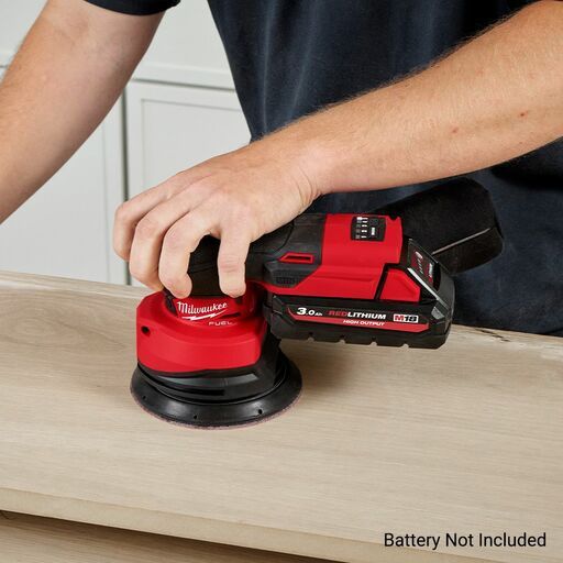 Milwaukee M18FROS1250 18V Li-ion Cordless 125mm Random Orbital Sander with VACLINK - Skin Only – image 6