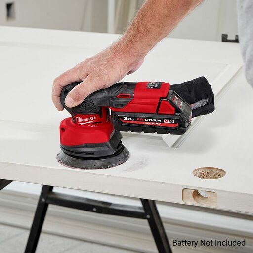 Milwaukee M18FROS1250 18V Li-ion Cordless 125mm Random Orbital Sander with VACLINK - Skin Only – image 8