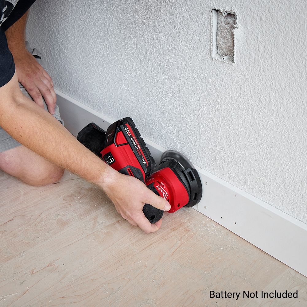 Milwaukee M18FROS1250 18V Li-ion Cordless 125mm Random Orbital Sander with VACLINK - Skin Only – image 7