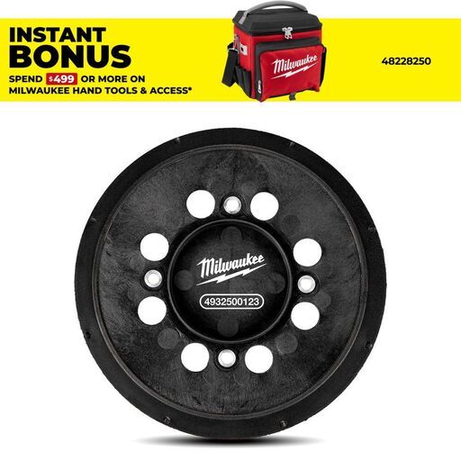 Milwaukee 4932500123 125mm Random Orbital Sander Backing Pad