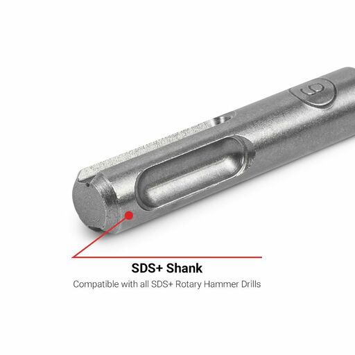 MAGNUS M61604 6mm x 160mm SDS Plus 4 Cutter Drill Bit – image 4