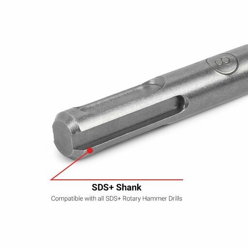 MAGNUS M81604 8mm x 160mm SDS Plus 4 Cutter Drill Bit – image 4