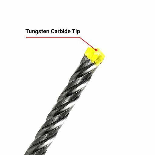MAGNUS M121604 12mm x 160mm SDS Plus 4 Cutter Drill Bit – image 7