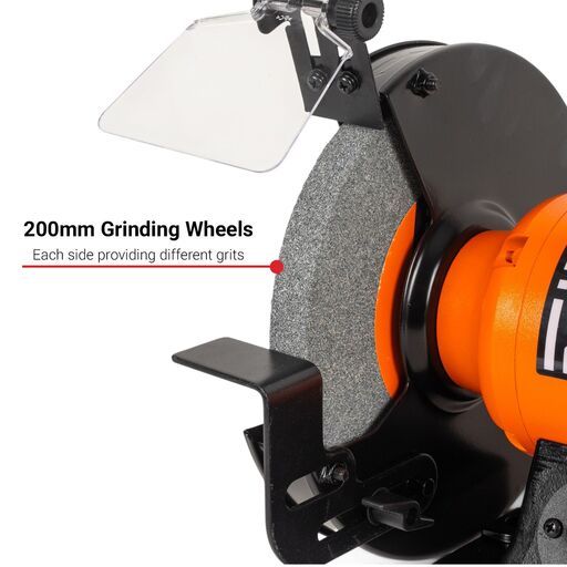 Bayer BBG500 500w 200mm Industrial Bench Grinder – image 5