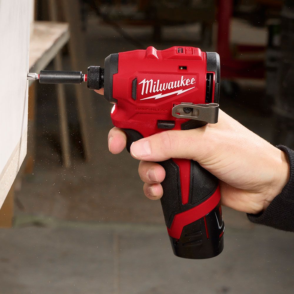 Milwaukee M12BLIDRC0 12V Li-ion Cordless Brushless Sub-Compact 1/4" Hex Impact Driver - Skin Only – image 8